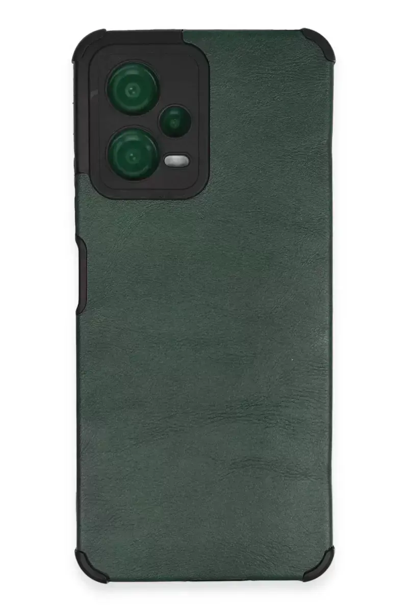 Newface Xiaomi Redmi Note 12 5g Kılıf Loop Deri Silikon - Yeşil