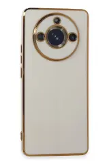 Newface Realme 11 Pro Kılıf Volet Silikon - Beyaz