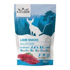 Cat Chefs Lamb Snacks  Kuzu Etli Kedi Ödülü 80 gr