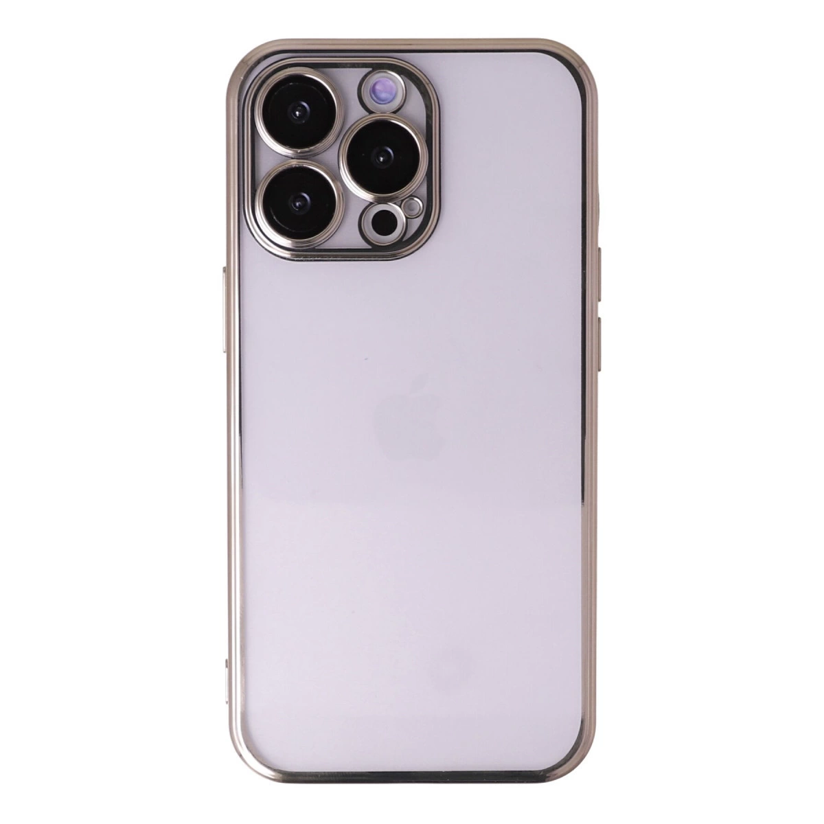 İphone 13 Pro Max Kılıf Razer Lensli Silikon - Gold