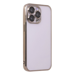 İphone 13 Pro Max Kılıf Razer Lensli Silikon - Gold