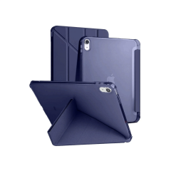 İpad 2022 10.9 (10.nesil) Kılıf Kalemlikli Mars Tablet Kılıfı - Lacivert