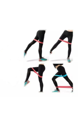 Pilates Squat Aerobik Direnç Lastiği 5 Li Paket