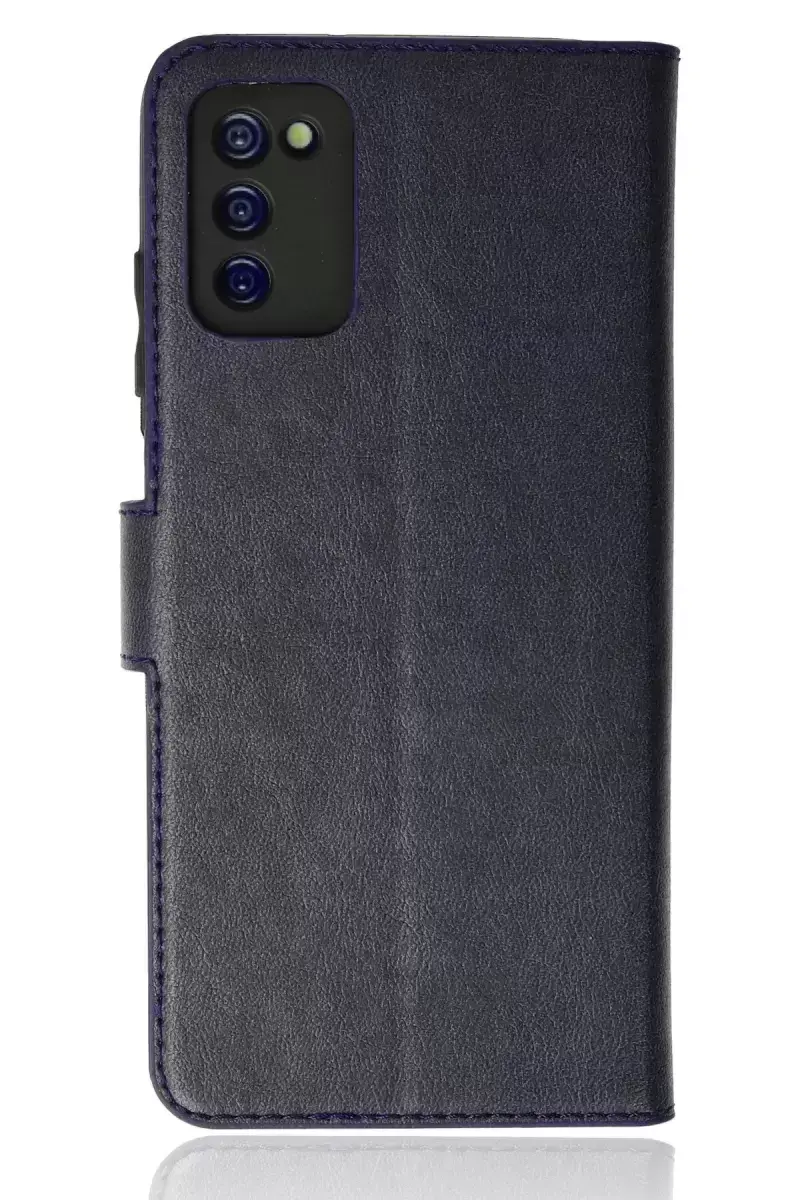 Newface Samsung Galaxy A03s Kılıf Trend S Plus Kapaklı Kılıf - Lacivert