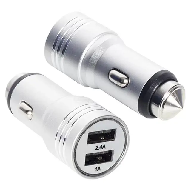 Powerway X-633 Çift Usb'li 3.1 Amper Metal Çakmaklık Araç Şarj Cihazı