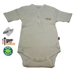 Sema Baby Yarım Kol Kaşkorse Badi (Body) - Ekru