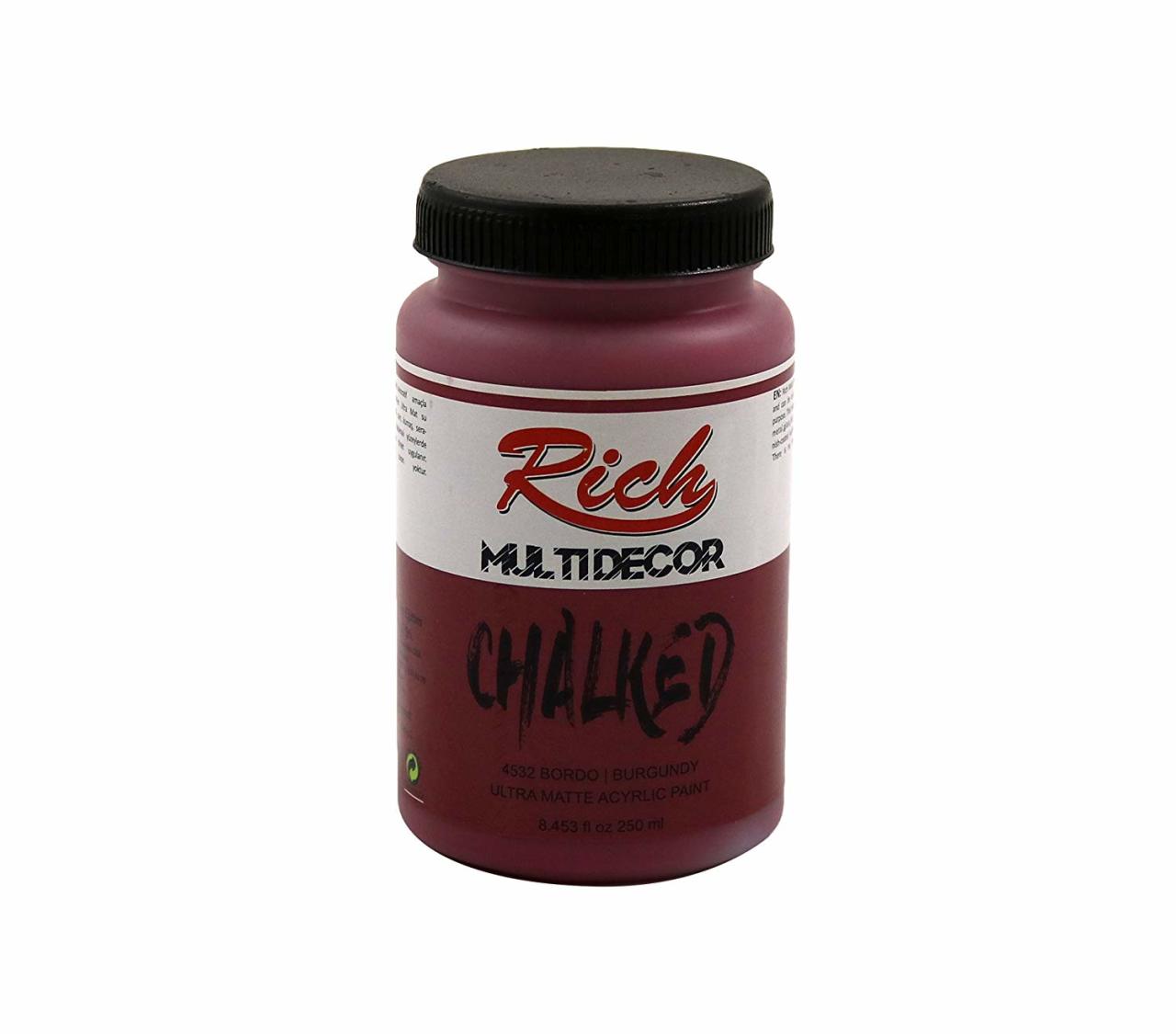 Multidecor Chalked Akrilik Boya - 250cc - Bordo - N.4532