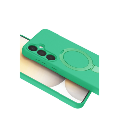 Samsung Galaxy A15 4g Regal Magsafe Standlı Kapak - Yeşil