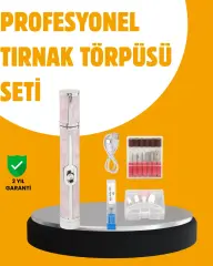 Ergonomik Saplı 20.000 Rpm Hız Kontrollü Manikür Pedikür Makinesi
