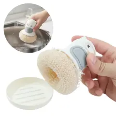 Sunup Sn-29190 Ninja Tasarımlı Deterjan Hazneli Mutfak Bulaşık Fırçası