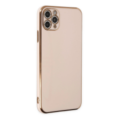 İphone 11 Pro Max Kılıf Volet Silikon - Pembe