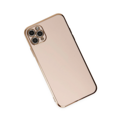 İphone 11 Pro Max Kılıf Volet Silikon - Pembe