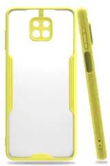 Newface Xiaomi Redmi Note 9s Kılıf Platin Silikon - Sarı