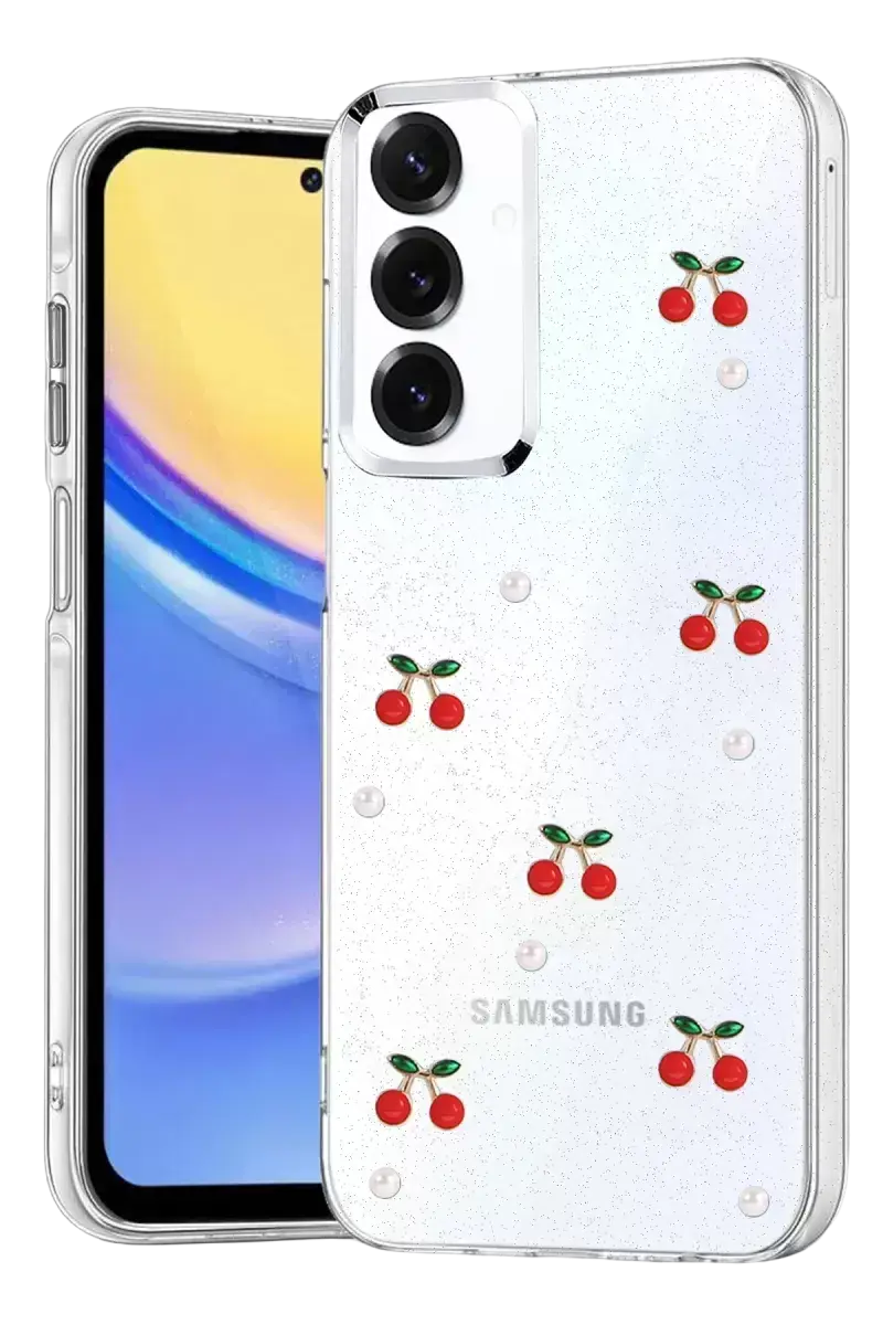 Newface Samsung Galaxy A14 4g Fiyonk Desenli Kapak - Desen 9