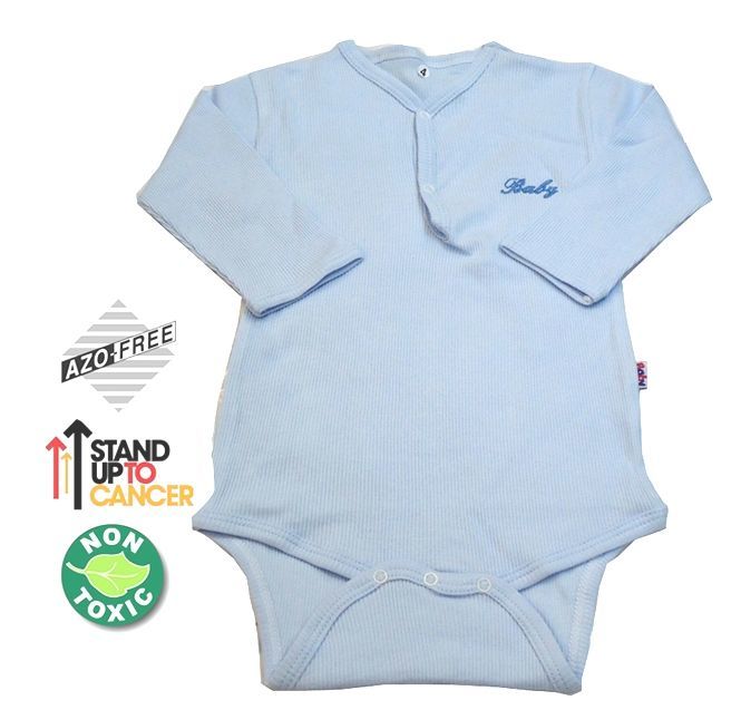 Sema Baby Uzun Kol Kaşkorse Badi (Body) - Mavi