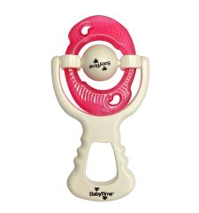BabyTime BT203 Çıngıraklı Sulu Diş Kaşıyıcı - Pembe