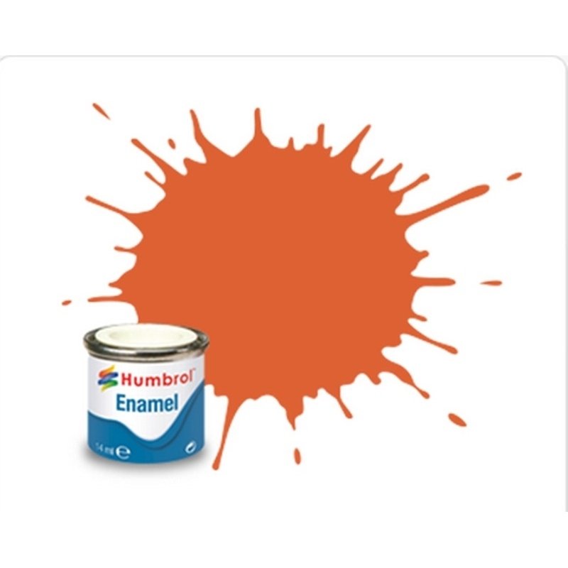 Enamel Maket Boyası - Orange Lining Mat - 14ml - N:82