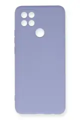 Newface Oppo A15 Kılıf Nano İçi Kadife Silikon - Lila