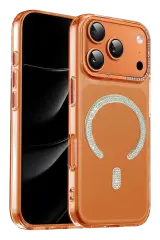 Joko Apple İphone 17 Pro Max Tash Diamond Magsafe Kapak - Turuncu