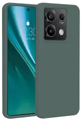 Newface Xiaomi Redmi Note 13 4g Kılıf First Silikon - Koyu Yeşil