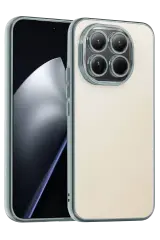 Newface Xiaomi Mi 15 Razer Lensli Silikon - Gümüş