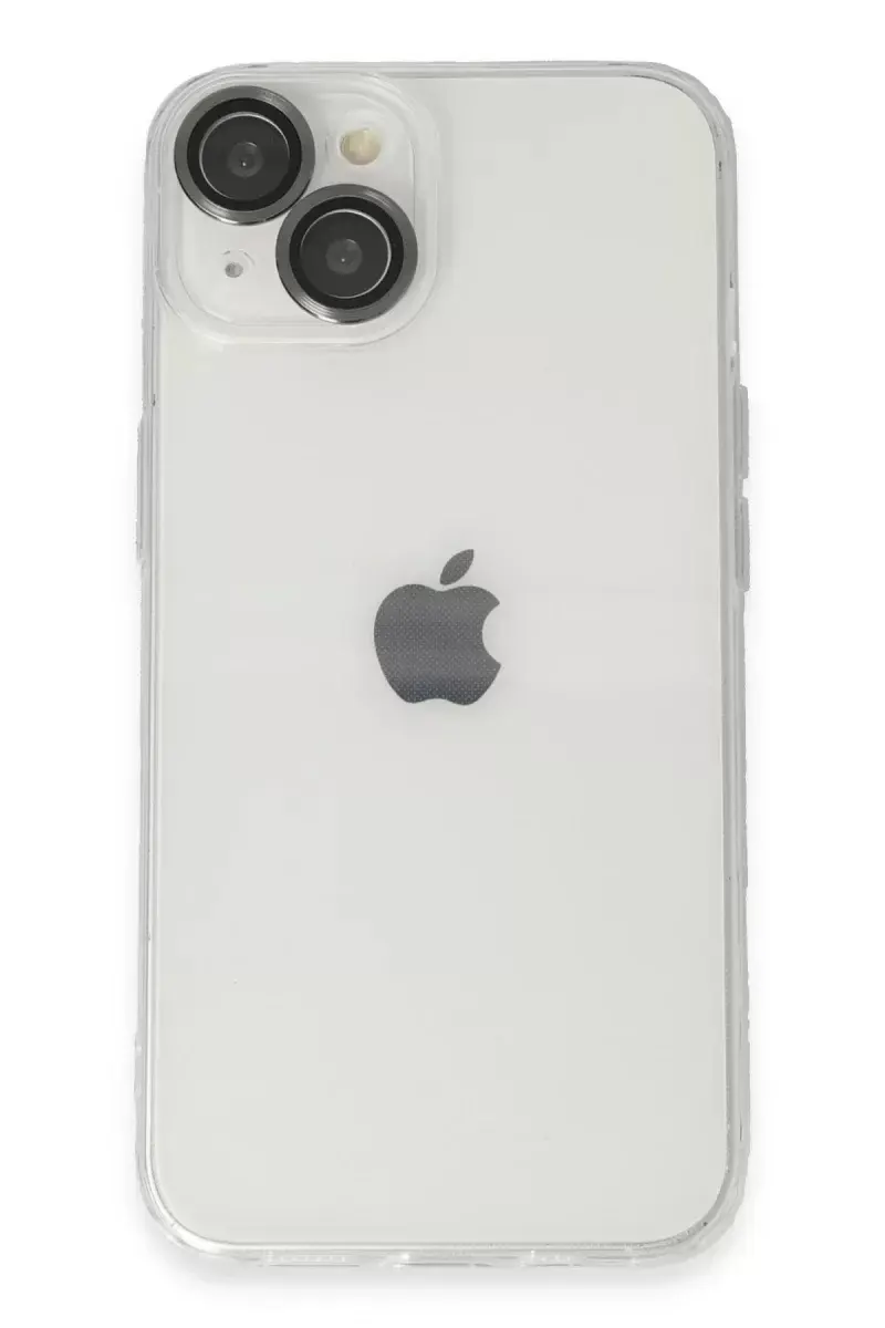 Newface İphone 14 Kılıf Luko Lens Silikon - Siyah