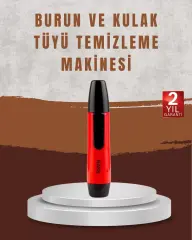 Raks Leo Burun Kulak Tüy Alma Makinesi 45 Dk Şarj Süreli Kırmızı