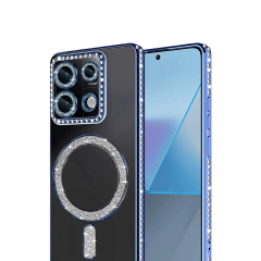 Xiaomi Redmi Note 13 Pro 4g Joke Simli Magneticsafe Kılıf - Mavi