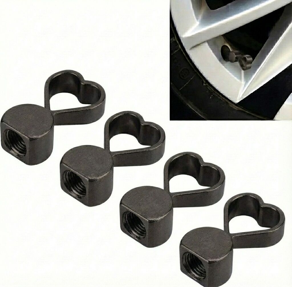 Kalpli Alüminyum Sibop Kapağı 4'lü Set Füme