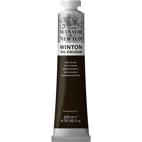 Winton Yağlı Boya 200ml - N:24 Ivory Black