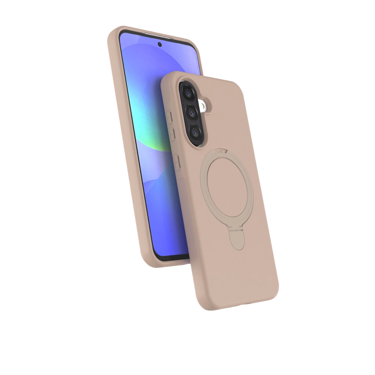 Samsung Galaxy A56 Regal Magsafe Standlı Kapak - Çöl Titanyum