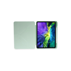 Samsung Galaxy T737 Tab S7 Fe 12.4 Kılıf Kalemlikli Mars Tablet Kılıfı - Açık Yeşil