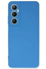 Newface Realme C65 Kılıf First Silikon - Mavi