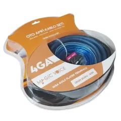 Magicvoice Mv-6189 4ga Oto Amfi - Anfi Kablo Seti 120a Sigorta Dahil