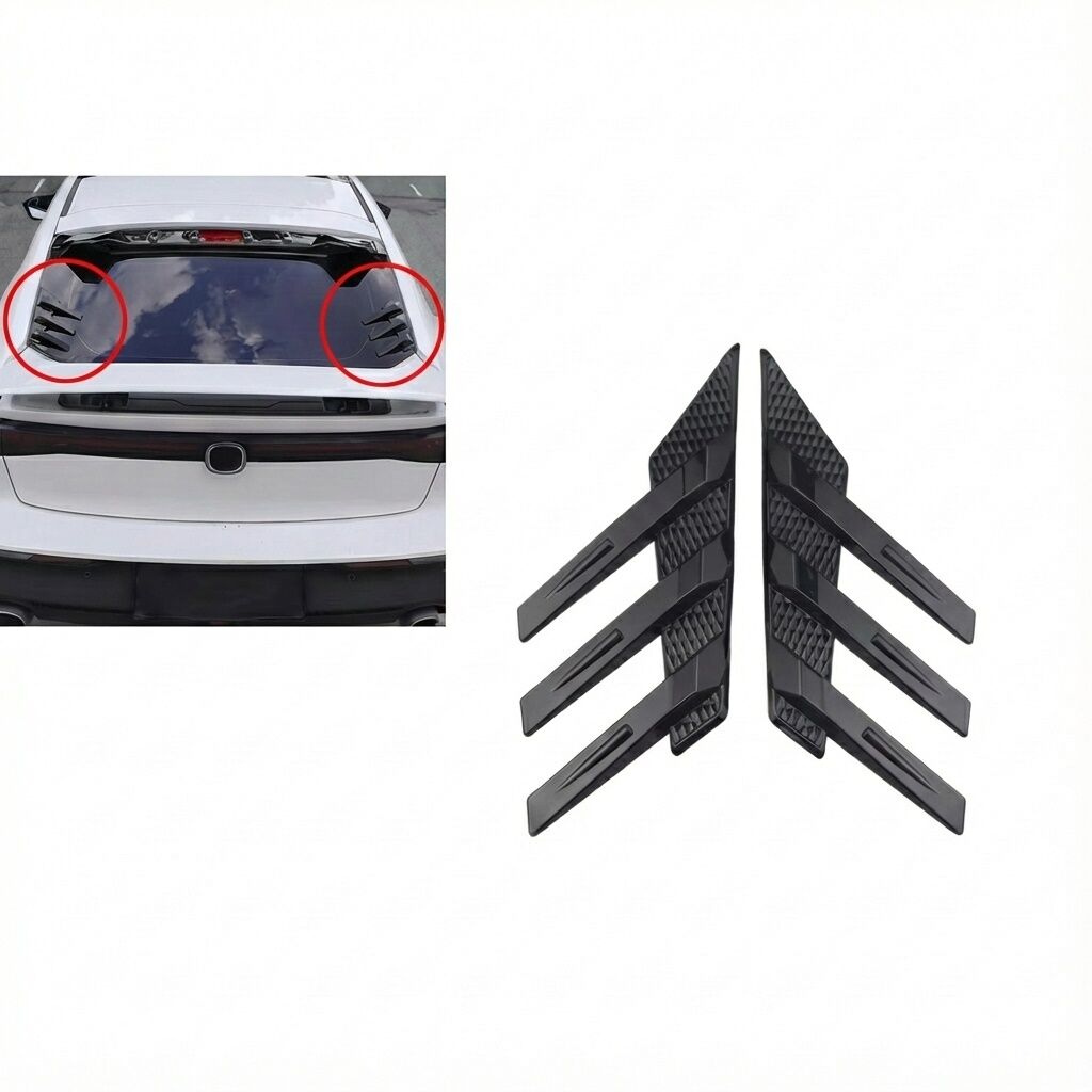 Tampon Dekor Ventil 2 Parça Siyah İthal