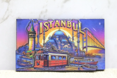 Ahşap İstanbul Temalı Magnet Alk4363