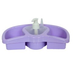 Plastik Bulaşık Seti Sabunluk Karışık Renk Kutulu ZP-218