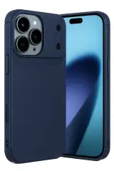Newface Apple İphone 17 Pro Max Auto Focus Karbon Kapak - Lacivert