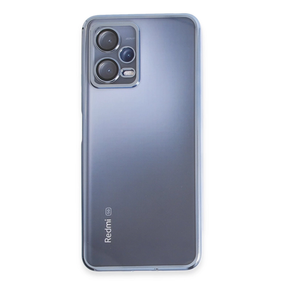 Xiaomi Redmi Note 12 5g Kılıf Razer Lensli Silikon - Açık Mavi