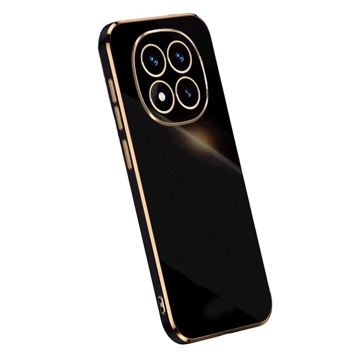 Xiaomi Redmi Note 14 Pro Plus Kılıf Volet Silikon - Siyah