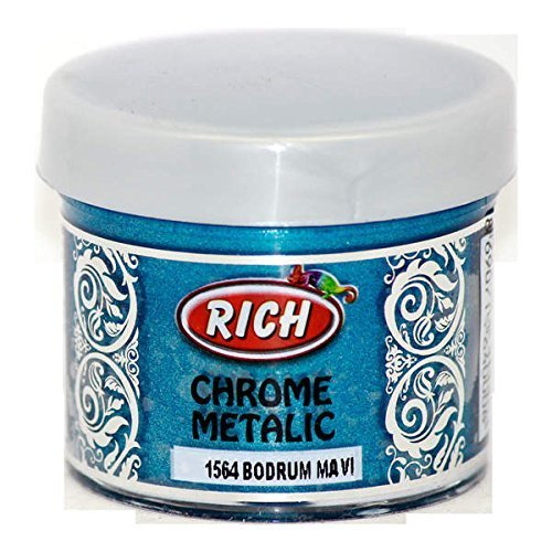 Chrome Metalik Boya - 60cc - Bodrum Mavi - N.1564