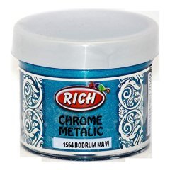 Chrome Metalik Boya - 60cc - Bodrum Mavi - N.1564