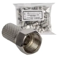 F Konnektör Rg6-u4 Geniş 18 Mm (100 Adet)