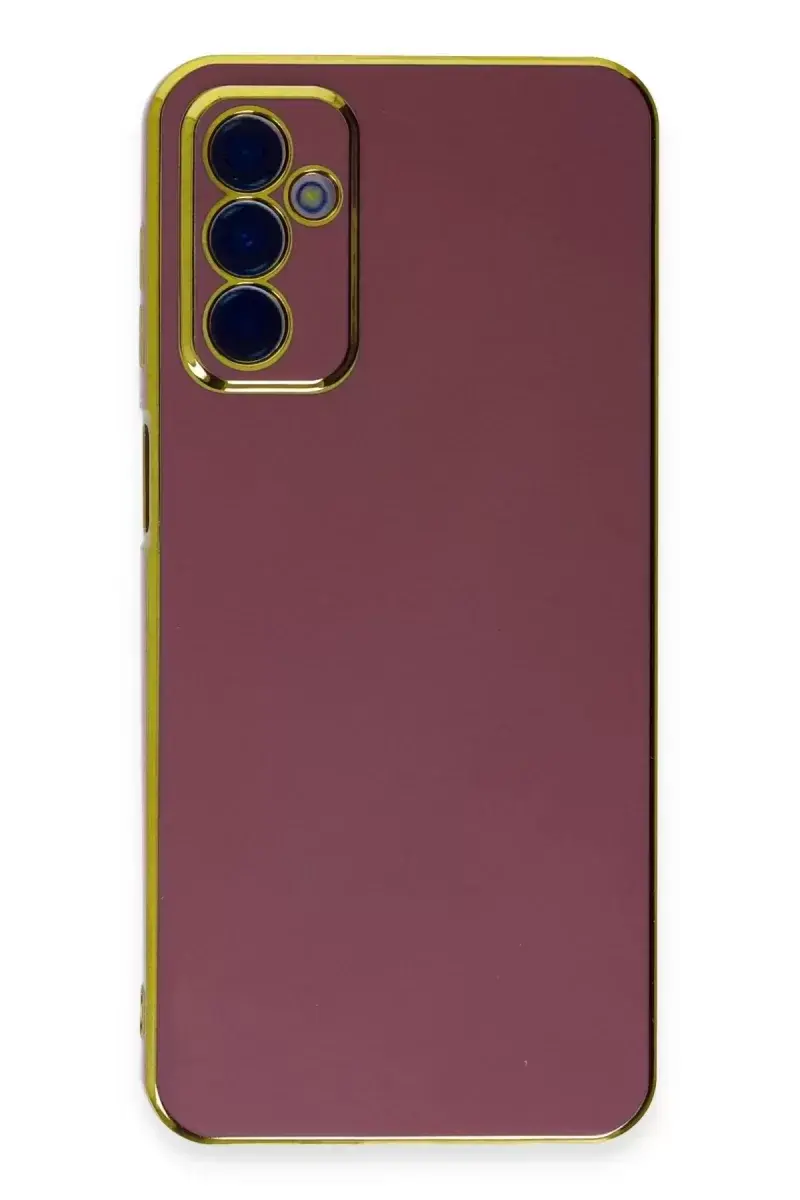 Newface Samsung Galaxy A04s Kılıf Volet Silikon - Kırmızı