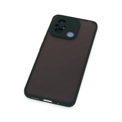 Xiaomi Redmi 12c Kılıf Montreal Silikon Kapak - Yeşil