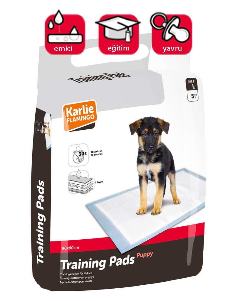 Karlie Yavru Köpek Çiş Pedi L 90X60 Cm 5Li
