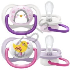 Philips Avent Ultra Air Animals 2li Emzik 0-6 Ay - Kız