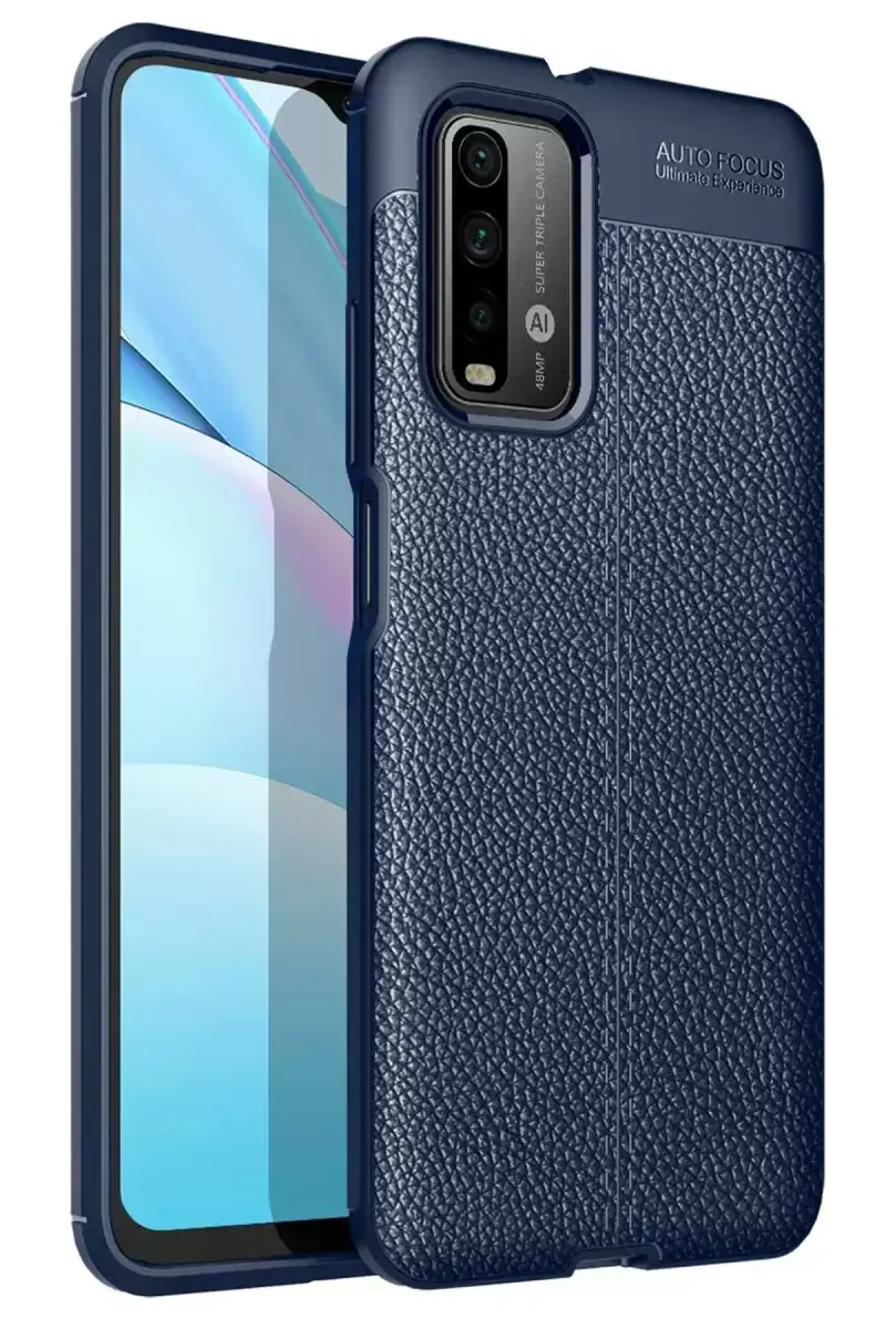 Newface Xiaomi Redmi 9t Kılıf Auto Focus Kapak - Lacivert