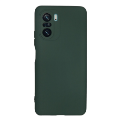 Xiaomi Poco F3 Kılıf Nano İçi Kadife Silikon - Koyu Yeşil