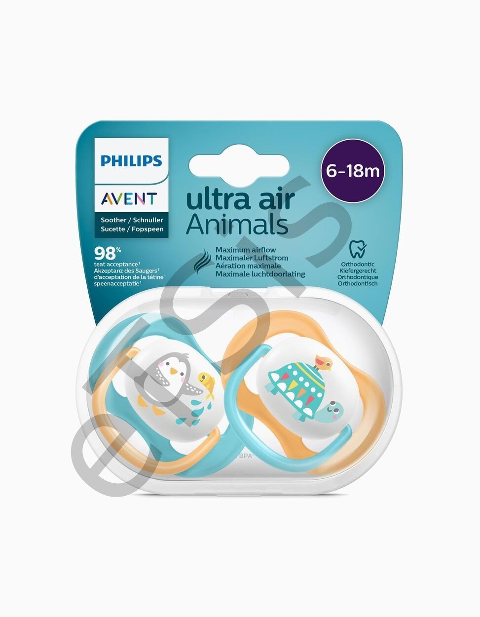 Philips Avent Ultra Air Animals 2li Emzik 6-18 Ay - Unisex